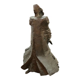 Bronze Abstract Sculpture Signed and Dated For Sale