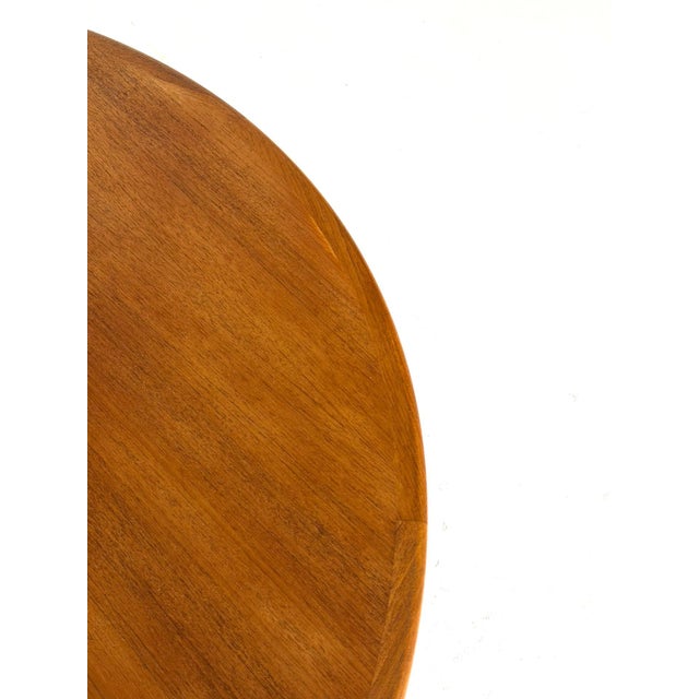 Round Extendable Teak Table from Skovby, 1960s For Sale - Image 9 of 10