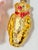 Late 20th Century Vintage German Glass Pig & Teddy Bear Christmas Ornaments – Pair For Sale - Image 5 of 9