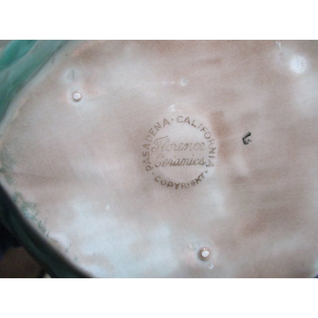 Ceramic 1950s Harder to Find Florence Ceramics Ava Pasadena California Dance Spanish Girl Bowl For Sale - Image 7 of 14