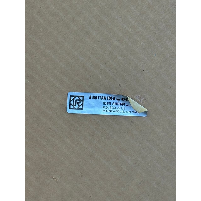 1970s Bamboo and Rattan Oval Wall Mirror For Sale - Image 9 of 9