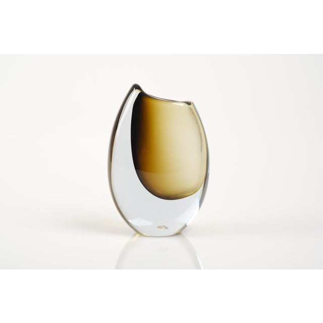 Glass Vase by Gunnar Nylund for Strömbergshyttan, 1950s For Sale - Image 6 of 10