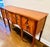 George Hepplewhite Antique Flame Mahogany Sideboard | Federal / Hepplewhite Style | Original Hardware For Sale - Image 4 of 8