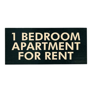 1 Bedroom Apartment Sign For Sale