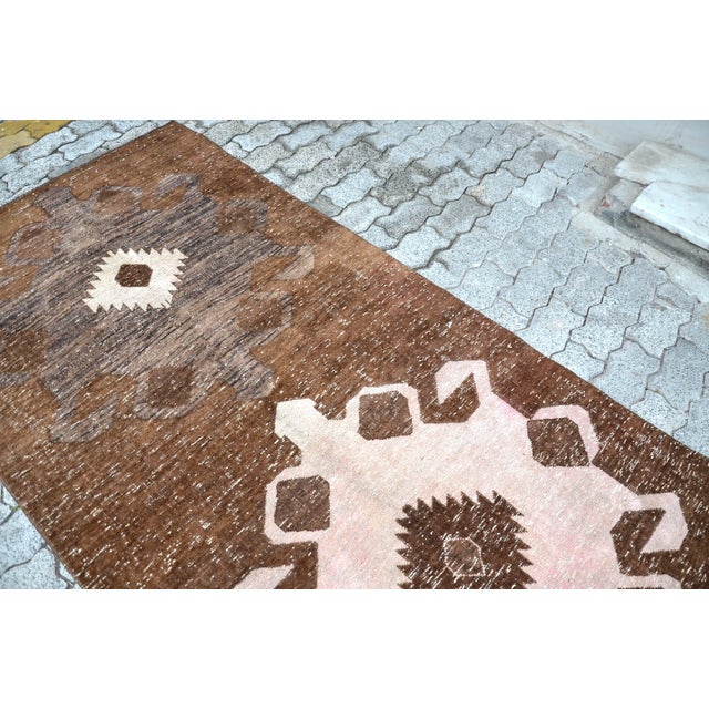 1960s 1960s Turkish Anatolian Floor Area Rug For Sale - Image 5 of 11