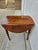 Baker Furniture Mahogany Pembroke Drop-Leaf Side Table Satinwood Inlay For Sale - Image 11 of 12