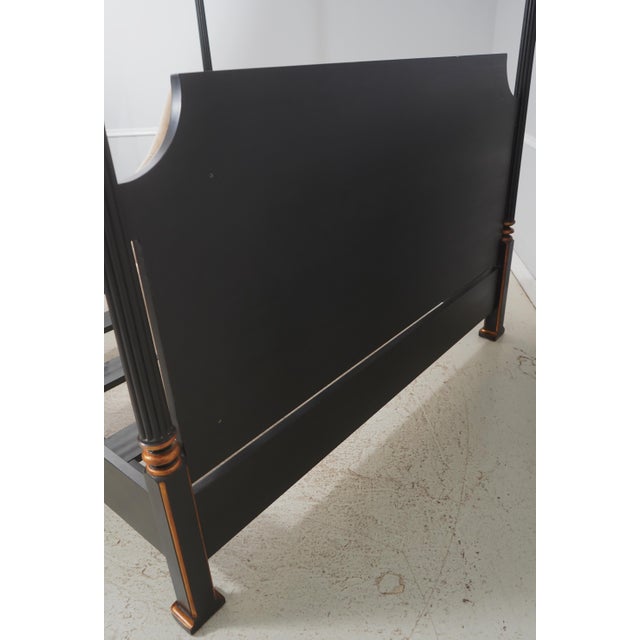 Nancy Corzine King Size Paint Decorated Poster Bed For Sale - Image 15 of 16
