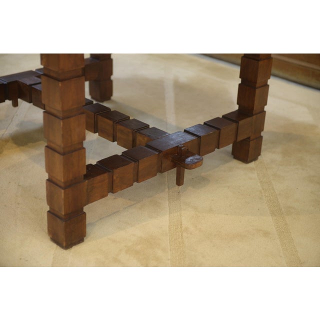 1960s Vintage Wooden Table, 1960s For Sale - Image 5 of 10