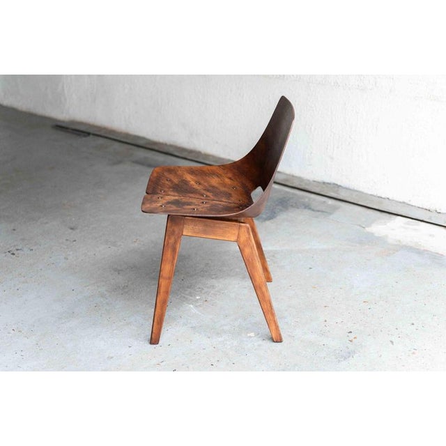 Tonneau Dining Chairs by Pierre Guariche, Set of 6 For Sale - Image 12 of 18
