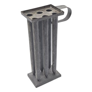 Tin Six-Tube Candle Mold For Sale
