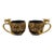 1950s Chinese Export Bodiless Dragon Cups - Pair For Sale