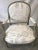 Wood French Antique Painted Armchairs - a Pair For Sale - Image 7 of 13