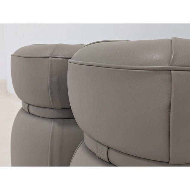 Lepli Ottomans from Poltrona Frau, Set of 2 For Sale - Image 6 of 13