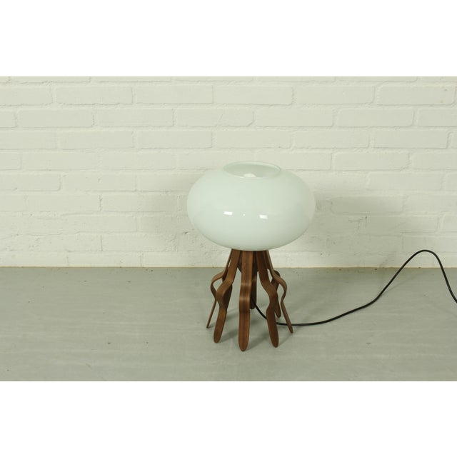 Vintage Lamp with Handmade Sculptural Base, 1960s For Sale - Image 6 of 8