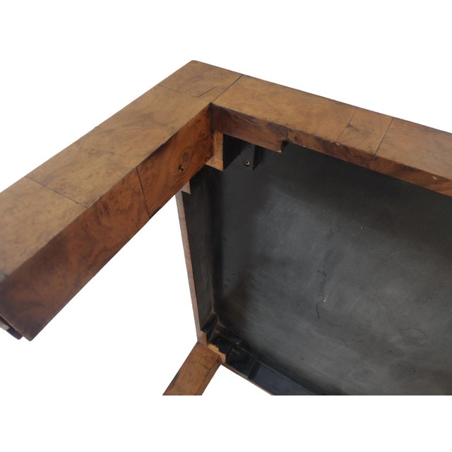 Burl Walnut Patchwork Coffee Table in the Style of Paul Evans, Circa 1950s For Sale - Image 9 of 10
