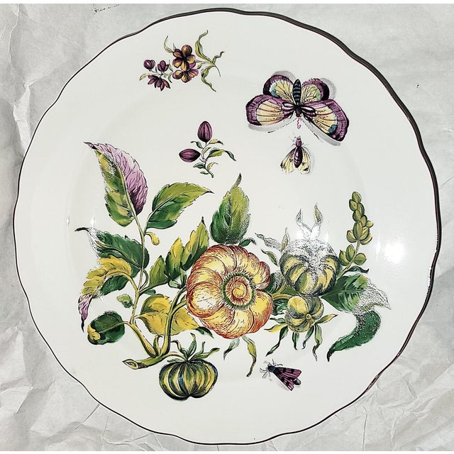 French Country 1980s Chelsea Botanical Plates by Mottahedah, Set of 12 For Sale - Image 3 of 10