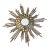 Antique Italian Gilded Wood Sunburst Mirror For Sale