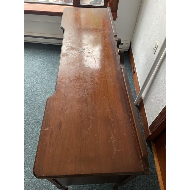 Vintage 1930s Federal Revival Mahogany Buffet Sideboard For Sale - Image 12 of 17