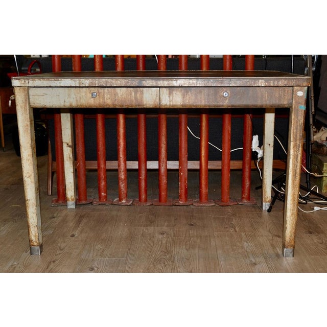 Industrial Work Table, 1960s For Sale - Image 17 of 17