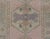 Turkish Vintage Oushak Runner With Medallion's in Pink, Gray, and Light Yellow 2'11 X 8'9 For Sale - Image 4 of 9