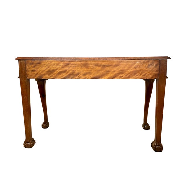 Chippendale Revival Mahogany Three-Drawer Console Table, English, Circa 1880 For Sale - Image 6 of 10