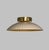 2020s Cream Color Ceiling Flush Mount Lamp For Sale - Image 5 of 10