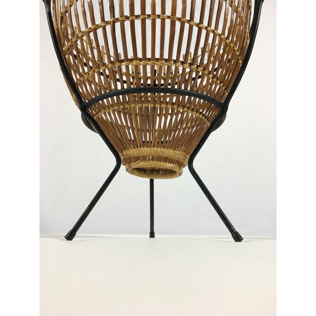 1950s Vintage Fish Trap Basket Table Chairish