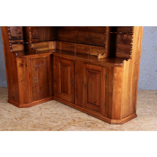 Wood Biedermeier Corner Buffet, 1800s For Sale - Image 7 of 18