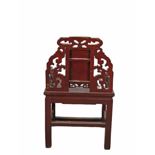 Pair Antique Chinese Taishi Chairs 2 For Sale - Image 11 of 12