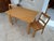 Farmhouse Table and Chairs Set in Spruce Wood, Set of 3 For Sale - Image 10 of 13