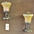 Loetz Pair of Early 1900’s Sconces With Rare Glass Shades Attributed to Loetz For Sale - Image 4 of 5