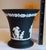 Vintage MCM Wedgwood Black Jasperware Trumpet Vase For Sale In Houston - Image 6 of 6