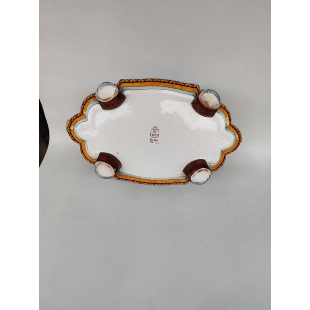 Earthenware Planter from Gien, 1970s For Sale - Image 11 of 14