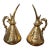 Vintage Weeping Gold Cruet Set – 24k Gold Finish, Made in u.s.a., 1940s–1960s For Sale