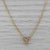 0.24ctw Diamond 3-Stone Pendant Necklace 14k Yellow Gold 16.5" Bead Chain For Sale In Greensboro - Image 6 of 6