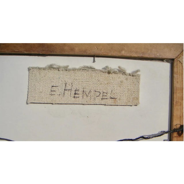 1970s Vintage Expressionist Oil Painting For Sale - Image 5 of 6