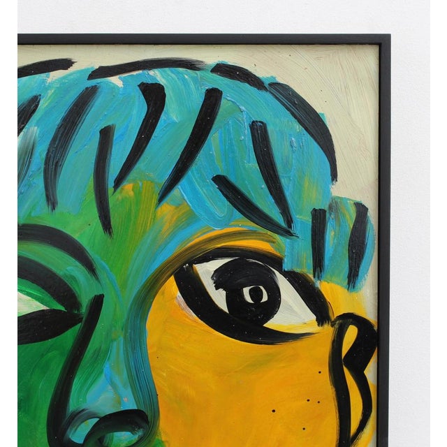 Peter Robert Keil, Portrait of a Young Woman, 1983, Oil on Board For Sale - Image 7 of 16