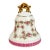 Mid 20th Century Lefton China Hand-Painted Porcelain Bell For Sale