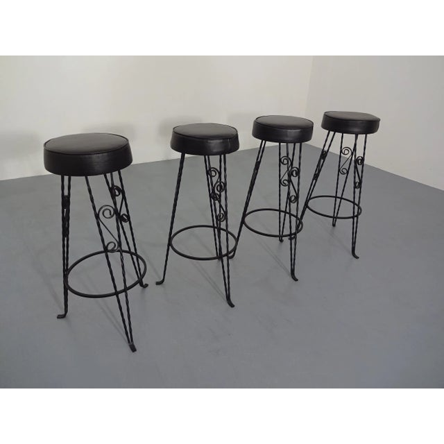 Vintage German Barstools, 1960s, Set of 4 For Sale - Image 13 of 18