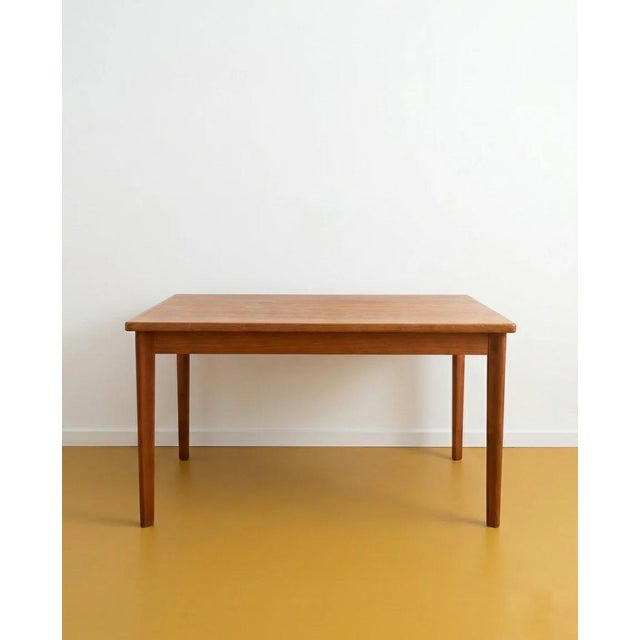 Vintage Danish Teak Extensions Table by BRDR Furbo, 1960s For Sale - Image 3 of 8