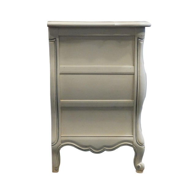 Thomasville Furniture Debussy Collection Off White Painted French Provincial 78" Triple Dresser 9455-130 For Sale - Image 12 of 13