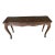 Late 20th Century French Provincial Style Carved Sofa Console Table For Sale