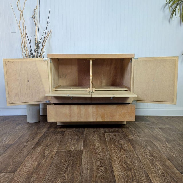 Brown Mid-Century Modern Record Cabinet / Dry Bar For Sale - Image 8 of 12