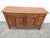 French Country Antique French Walnut Narrow Buffet For Sale - Image 3 of 18