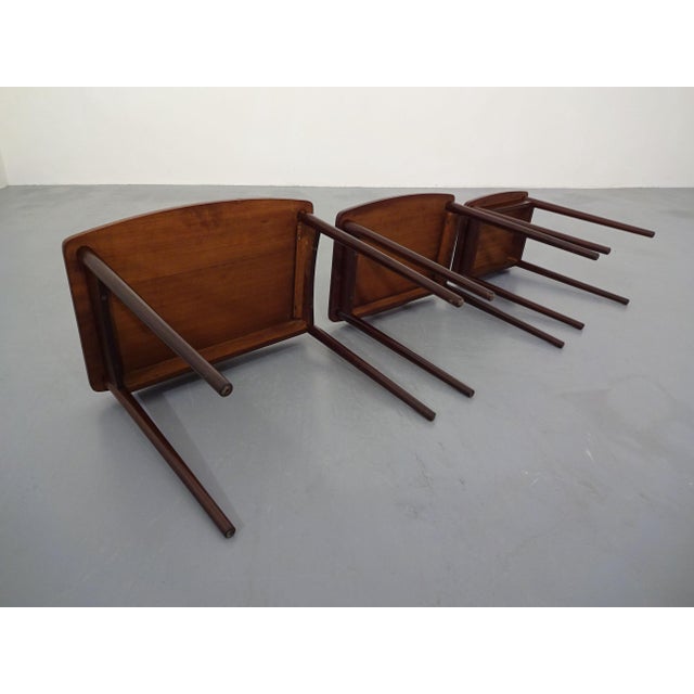 Danish Rosewood Nesting Tables, 1960s, Set of 3 For Sale - Image 11 of 16