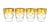 Gold Set of 4 Italian Gilt Laurel & Tassel Lowball Glasses by Cre Art – Hollywood Regency / Neoclassical For Sale - Image 8 of 11