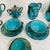 Coffee Service in Polychrome Porcelain, Set of 14 For Sale - Image 6 of 8