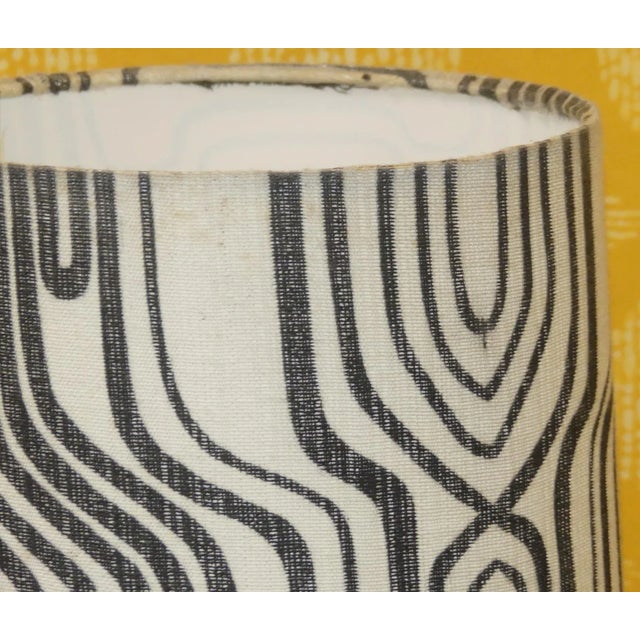 Cream Vintage Floor Lamp with Ceramic Base, 1970s For Sale - Image 8 of 13