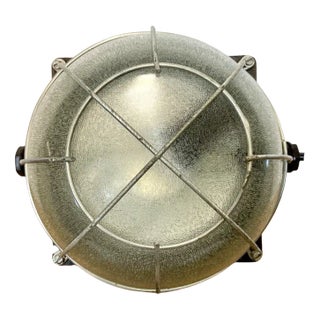 Brown Industrial Bakelite Wall or Ceiling Light, 1970s For Sale