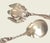 Early 20th Century Bridal Rose Sterling Silver Salad Serving Set Heavy Antique Pattern- a Pair For Sale - Image 4 of 9